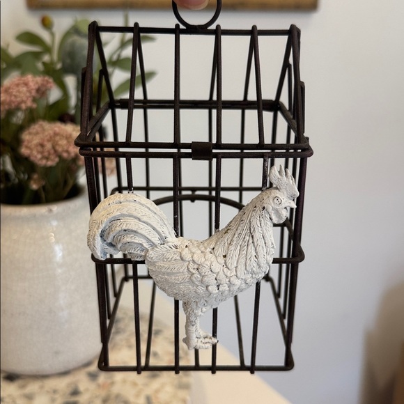 Rooster Cage Home Accent Decor - Picture 1 of 6